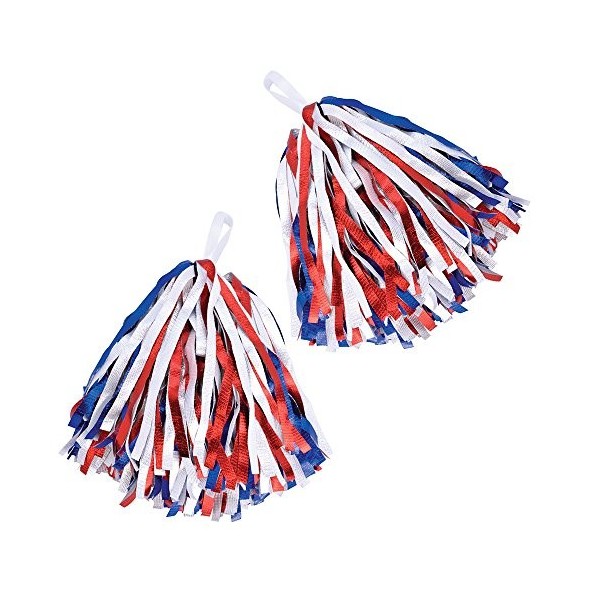 Bristol Novelty Pompons | pour Femme | Rouge/Blanc/Bleu Accessoire Homme, Multicolore, Taille Unique