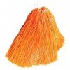 NET TOYS Pompons de Danse Pompom Girl Orange Pompons Pompon Pompom Boule de Poils Pompon Accessoires déguisement Accessoire