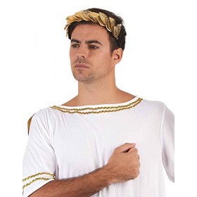 DEGUISE TOI - Bandeau Couronne de Laurier dorée Adulte - [Bandeau/Serre-tête/Diadème/Couronne/tiares/Voil