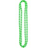 Collier de perles fluo pour fête des années 80 - Vert