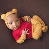 Surakey Accessoires de Photographie de Nouveau-nés Vêtements Jaune Petit Ours Bébé Garçon Costume avec Chapeaux Nouveau-né Te