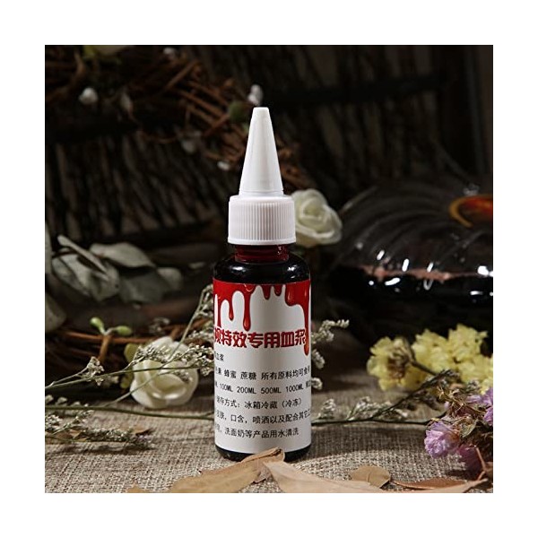 Faux Sang Maquillage Liquide Professionnel 30Ml Professionnel Faux Sang Spécial Jeux Dimitation DHalloween, Costumes et Acc