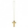 Boland 64501 – Collier Priester, 1 pièce, taille unique, chaîne dorée avec croix comme pendentif, Pimp priest, église, foi, b