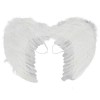 Alvivi Ailes dange Blanc Noir Ange Fée Démon Plume Costume De Déguisement Accessoire Parti Halloween Noël ou Carnaval 45 x 3