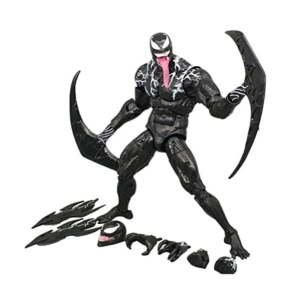 Figurine Venom Venom de la série Marvel Legends Venom - Jouet à collectionner - Film daction en PVC - Figurine articulée - J