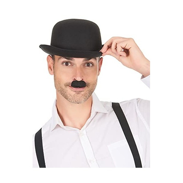 DEGUISE TOI - Moustache Charlie Chaplin Noire Adulte - Moustache