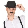 DEGUISE TOI - Moustache Charlie Chaplin Noire Adulte - Moustache