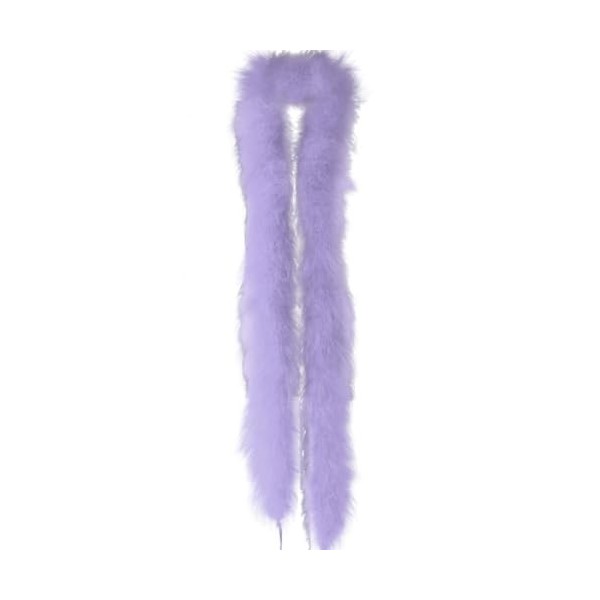 URFEDA Boas de Plumes Moelleuses, 2 m Artisanat de Déguisement Boa de Plumes de Naturel Moelleux Accessoires de Plumes Décora