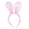 JITNGA 1 Pièce Pâques Peluche Oreilles De Lapin Bandeau Oreilles De Lapin pour Femmes Hommes Filles Enfants Adultes Fête Cosp