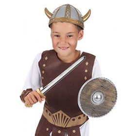 DEGUISE TOI - Set Viking Enfant en Plastique - [Kits Accessoires]