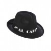 DEGUISE TOI - Chapeau Borsalino Al Capone Noir Adulte - Borsalino/Panama