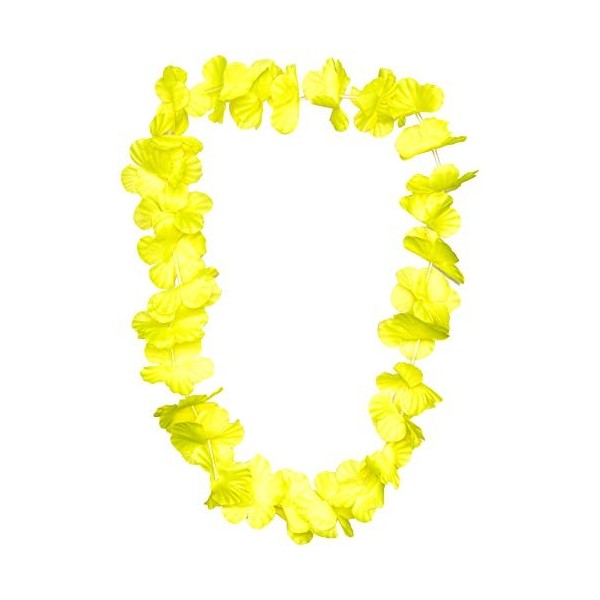 UV FLOOR - Collier De Fleurs Rose Fluo - Qualité Premium - Accessoire Fluorescent - Fête - Déguisement - Lot de 12