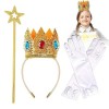 Lambo 3pcs Accessoires pour Princesse Peach, Deguisement De Princesse pour Princesse Peach Cosplay Accessoires De Costume pou