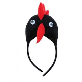 Amosfun Animal Bandeau Tissu 3D Bandeau Poulet Accessoire Cosplay Déguisement Costumes de Performance Cadeau Articles de Fête