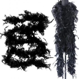 Déguisement boa en plumes, boa en plumes multicolore, boa en plumes pour femme, accessoires de fête, écharpe en plumes, acces