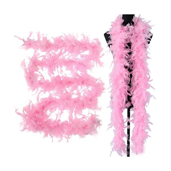 Déguisement boa en plumes, boa en plumes multicolore, boa en plumes pour femme, accessoires de fête, écharpe en plumes, acces