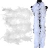 Déguisement boa en plumes, boa en plumes multicolore, boa en plumes pour femme, accessoires de fête, écharpe en plumes, acces