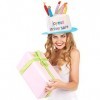 DEGUISE TOI - Chapeau Joyeux Anniversaire Adulte - Humoristiques