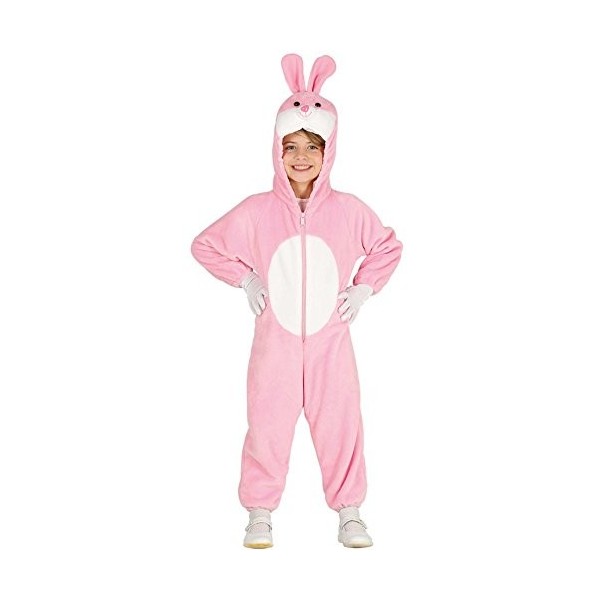 Déguisement Lapin Rose Enfant S1- 5/6 Ans 