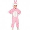 Déguisement Lapin Rose Enfant S1- 5/6 Ans 