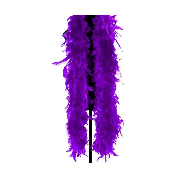 Katutude Guirlande à Plumes, 2m Boas de Plumes Decoration, Écharpe en Plume Colorées Accessoire De Déguisement, Boa Plumes De