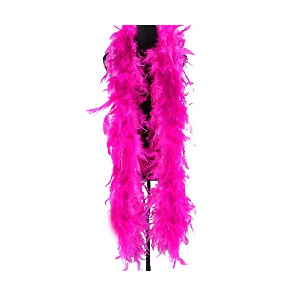 Katutude Guirlande à Plumes, 2m Boas de Plumes Decoration, Écharpe en Plume Colorées Accessoire De Déguisement, Boa Plumes De