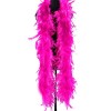 Katutude Guirlande à Plumes, 2m Boas de Plumes Decoration, Écharpe en Plume Colorées Accessoire De Déguisement, Boa Plumes De
