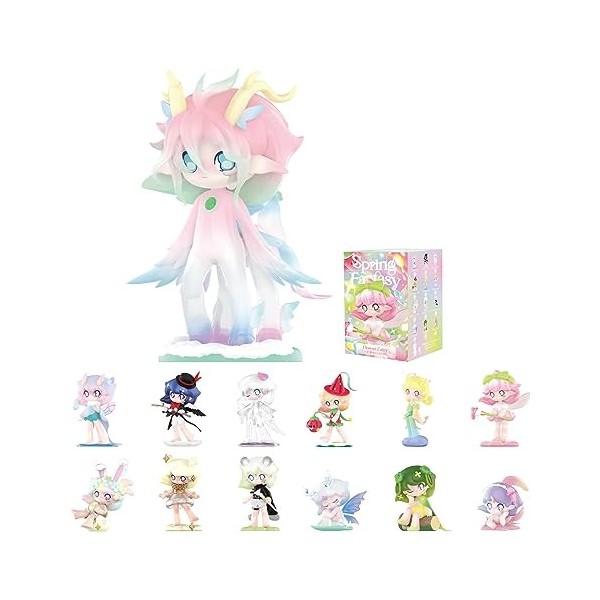 POP MART AZURA Spring Fantasy Series Collectible Character Series 1 boîte de 6,3 cm Personnage articulé de qualité supérieure