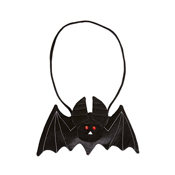 NET TOYS Sac à Main Chauve-Souris Sac Gothique Noir Petit Sac Vampire Sac à Main de Femme Accessoires déguisement Halloween