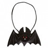 NET TOYS Sac à Main Chauve-Souris Sac Gothique Noir Petit Sac Vampire Sac à Main de Femme Accessoires déguisement Halloween