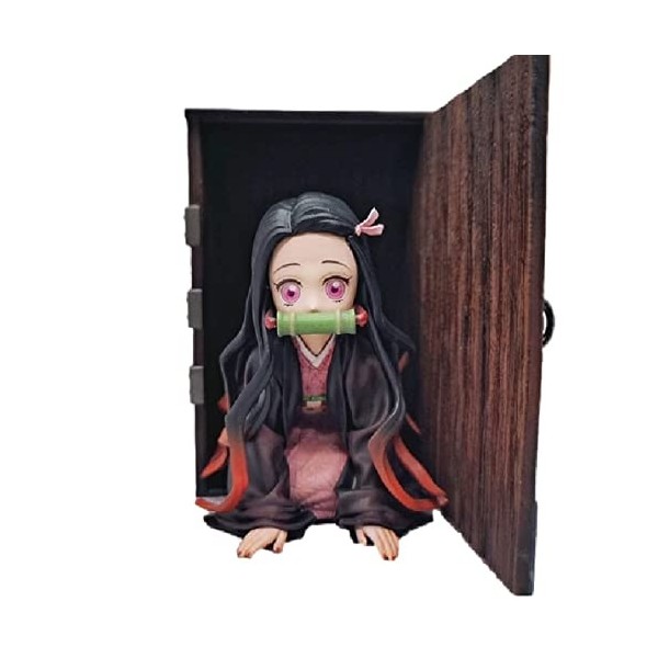 cutefly Anime démon Tueur Rengoku Nezuko Figure Jouet poupée 9 Cm, Cadeau danniversaire Kawaii pour Un modèle de décoration 
