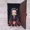 cutefly Anime démon Tueur Rengoku Nezuko Figure Jouet poupée 9 Cm, Cadeau danniversaire Kawaii pour Un modèle de décoration 