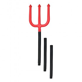 Robelli Grand 100cm Rouge Déguisement Halloween Devil Fourche À Main Accessoire