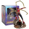 Jouet pour enfant Marvel Avengers Infinity War Statue Spiderman de fer daraignée PVC Figurine Modèle de collection Superhero