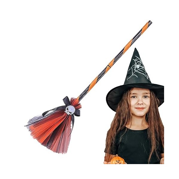 Mgichoom sorcière dhalloween pour Filles,Accessoires sorcière pour Halloween Effrayant - Accessoires sorcière pour 3 à 12 An