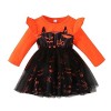 Xiaojiu DéGuisement Enfant Fille Déguisement Sorcière Enfant,Robe 8 Ans Robe De Princesse Fille 4 Ans Deguisement Halloween G
