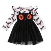 Xiaojiu DéGuisement Enfant Fille Déguisement Sorcière Enfant,Robe 8 Ans Robe De Princesse Fille 4 Ans Deguisement Halloween G