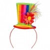 Boland 55510 - Serre-tête Blossom, Tiare avec mini chapeau, Accessoires de déguisement pour carnaval, anniversaire ou fête à 