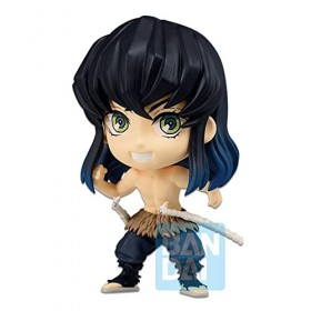 Banpresto Figurine Demon Slayer : Kimetsu No Yaiba - The Third - Chibi Kyun-Chara - Inosuke Hashbira, Multicolore