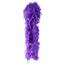 oAutoSjy Lot de 2 Boas à Plumes Multicolores,2 Mètres Boa en Plumes,Boa de Marabout Moelleux pour Travaux Manuels,Accessoires