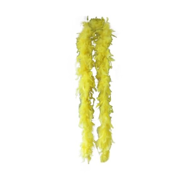 oAutoSjy Lot de 2 Boas à Plumes Multicolores,2 Mètres Boa en Plumes,Boa de Marabout Moelleux pour Travaux Manuels,Accessoires