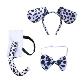 kowaku Costume de Chien Dalmatien Déguisement pour Les Accessoires de Fête Costume de Cosplay