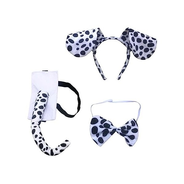 kowaku Costume de Chien Dalmatien Déguisement pour Les Accessoires de Fête Costume de Cosplay