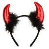 XNHIU Serre-tête diable avec oreilles danimal - Accessoire fantaisie pour Pâques, fête denfants, cosplay, accessoire diabl