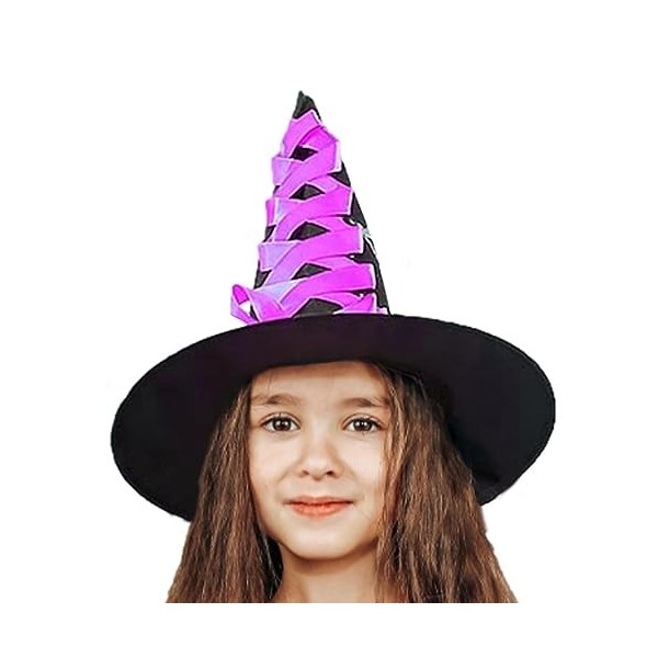 MYJIO Accessoires dsorcière | Accessoires conte fées dHalloween Déguisement sorcière fantaisie,Balai chapeau sorcière magic