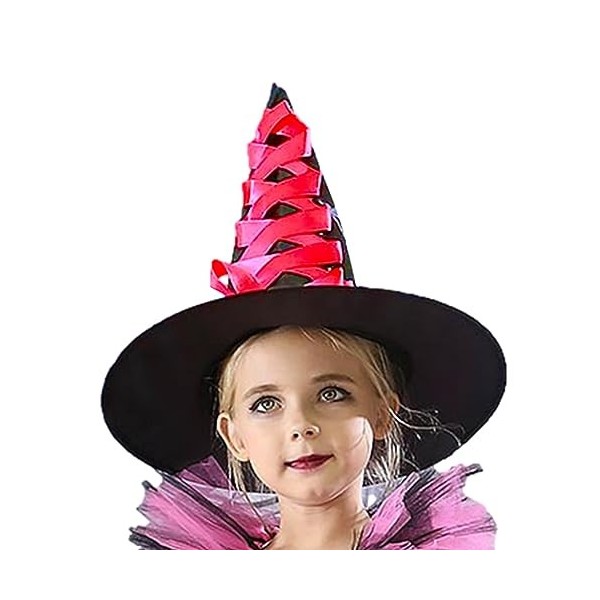 optimism Accessoires dsorcière | Accessoires Conte fées dhalloween Déguisement sorcière Fantaisie,Balai Chapeau sorcière Ma