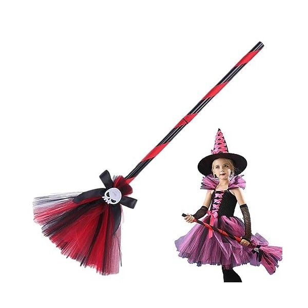 Eolaks Chapeau de sorcière dhalloween pour Filles,Accessoires de Conte de fées dhalloween Déguisement de sorcière Fantaisie