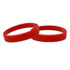 Bracelets en silicone et en caoutchouc - Accessoires de fête, Rot