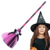 WOTEG Accessoires dsorcière | Balai Chapeau déguisement Fantaisie pour Cosplay sorcière - Sorcier Cosplay Chapeau sorcière B
