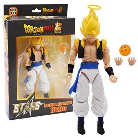 BSNRDX 17 CM Figurine Super FigurineStars - Super Saiyan GogetaKit De Modèle Maquette Figurine articulée Avec accessoires 